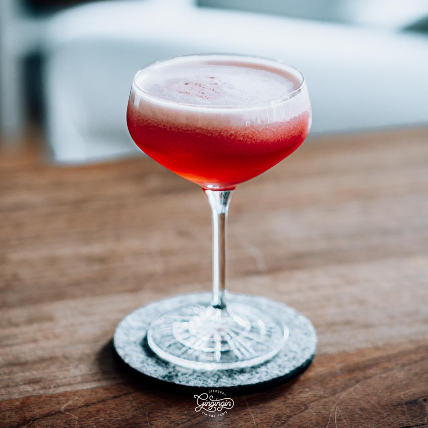 Himbeeren Gin Cocktail - Clover Club